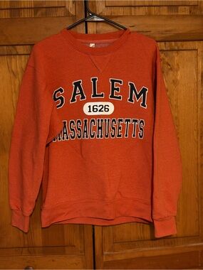 Salem 1626 Massachusetts Orange Crewneck Sweatshirt - Men
